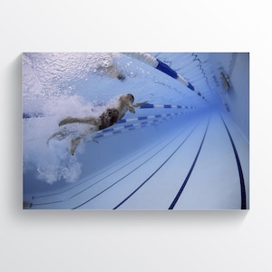 Swimming wall art, swimming poster, swimming print, swimmers poster, pool poster