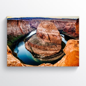 Horseshoe Bend Grand Canyon Print Wall Art National Park USA Poster Art Grand Canyon Canvas Grand Canyon Poster Grand Canyon Painting Art