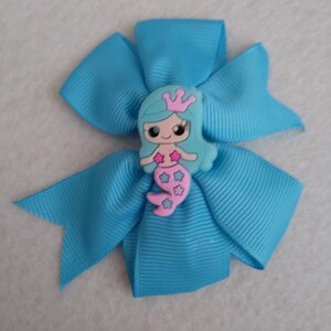 Mermaid Hair bow with clip image 3