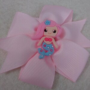 Mermaid Hair bow with clip image 2