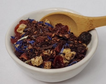 Honeybush Blueberry Pancake Loose Leaf Tea Maple Syrup Blueberries Breakfast Tea Anytime Tea