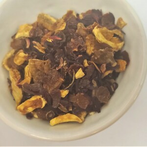 Blood Orange Tea Tisane Loose Leaf Herbal Hibiscus image 3