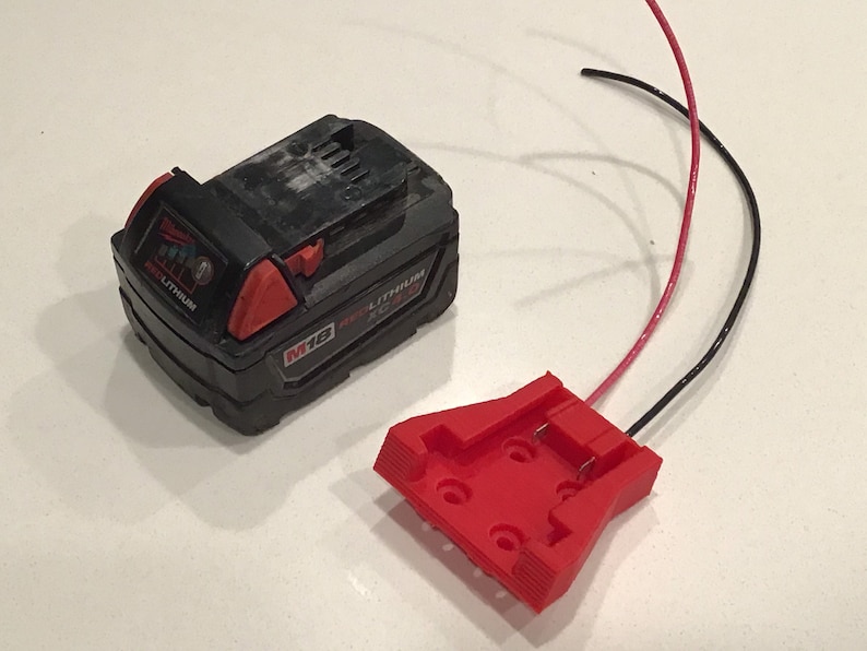 Milwaukee M18 Battery Adapter Power Dock With 12 Awg Wires for Etsy