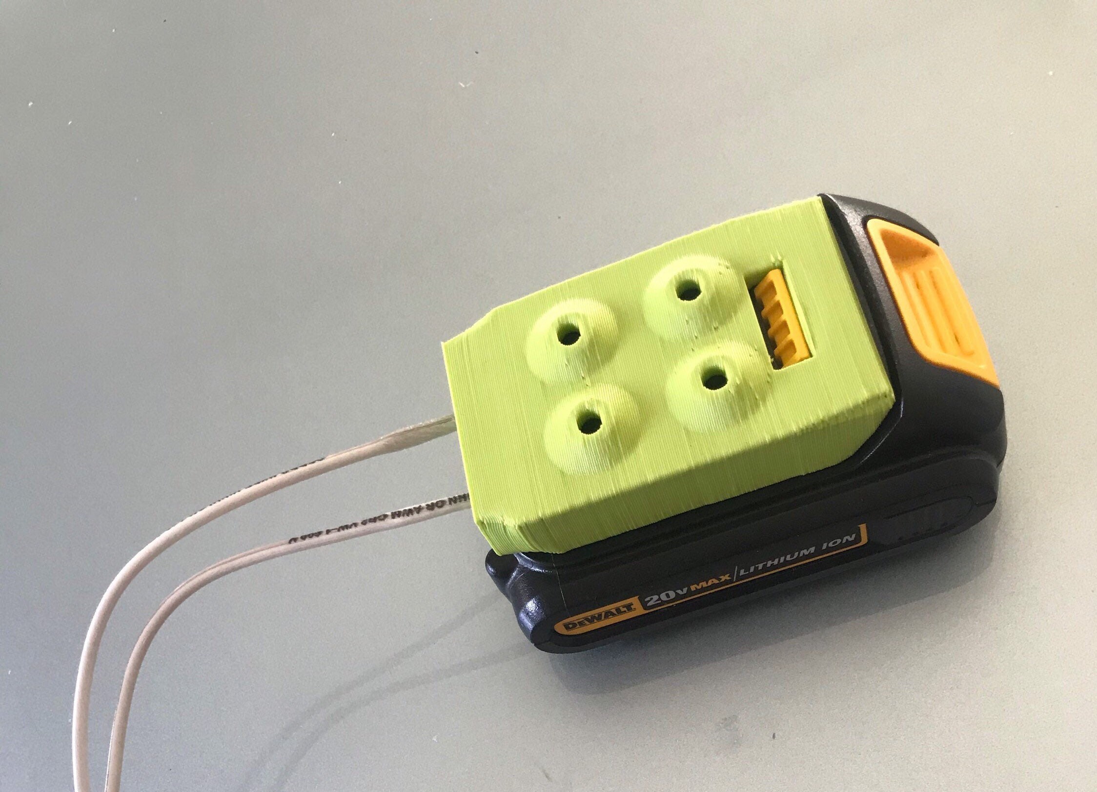 Dewalt 20V Battery Adapter Power Dock with 12AWG Wiring for | Etsy