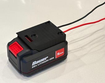 Battery Adapter Harbor Freight  Bauer 20V | Mount | Holder | Dock