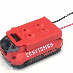 バッテリー アダプター Craftsman V20 | マウント | ホルダー | ドック