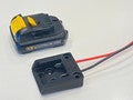 Dewalt 12V lithium ion battery adapter with 12 gauge wire