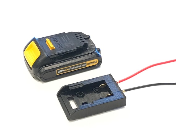 Dewalt 20V Battery Adapter Power Dock With 12AWG Wiring for Power Wheels or DIY Projects Etsy