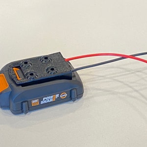Worx 20V power teilen USA Version Batterie Adapter Power Dock 12ga Kupferdrähte