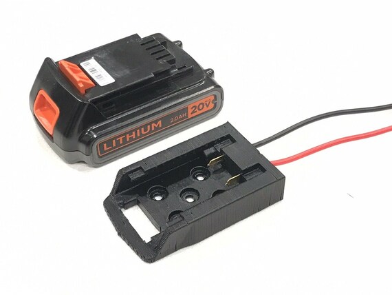 For Black & Decker 20V Battery Adapter Dock Connector for Power