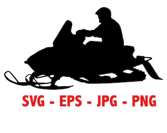 Download Svg snowmobile | Etsy