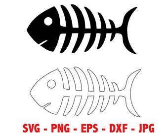 Download Fish Bones Svg Etsy
