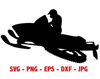 Download Snowmobile Svg Etsy