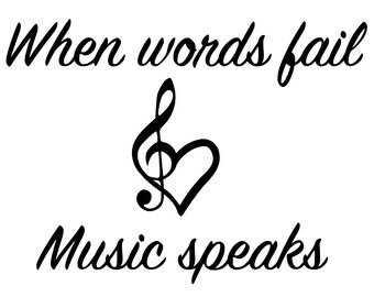 Download When Words Fail Svg Etsy