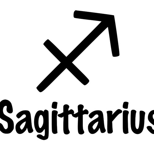 Vector ZODIAC SAGITTARIUS Sign AI Eps Pdf Png Svg Dxf - Etsy