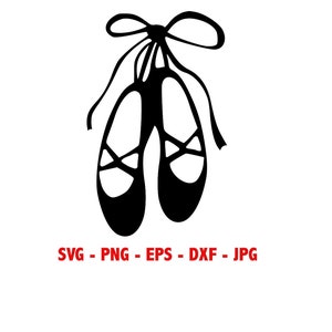 picture Ballerina Shoes Svg Free ballet shoes etsy