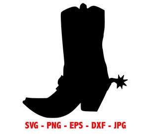 Cowboy Boot Svg Etsy