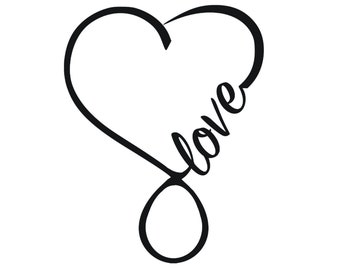 Free Free Love With A Heart Svg