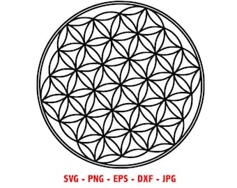 Download Flower Of Life Svg Etsy