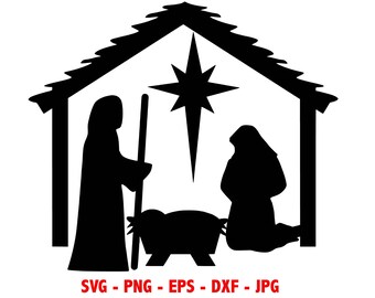 Download Nativity Svg Etsy