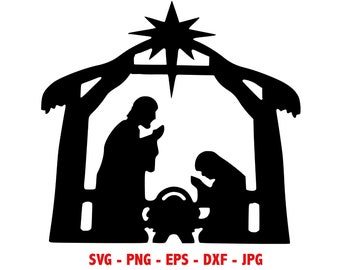 Download Nativity Svg Etsy PSD Mockup Templates