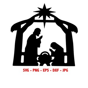 Nativity Svg Etsy This a vintage african carved wood nativity scene from tanzania. nativity svg etsy