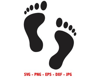 Footprints In The Sand Svg Etsy