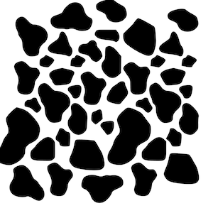 teleties cow print
