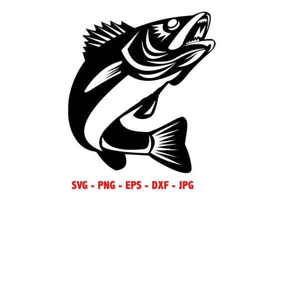 Download Walleye Instant Download Svg Png Eps Dxf Jpg Digital Etsy
