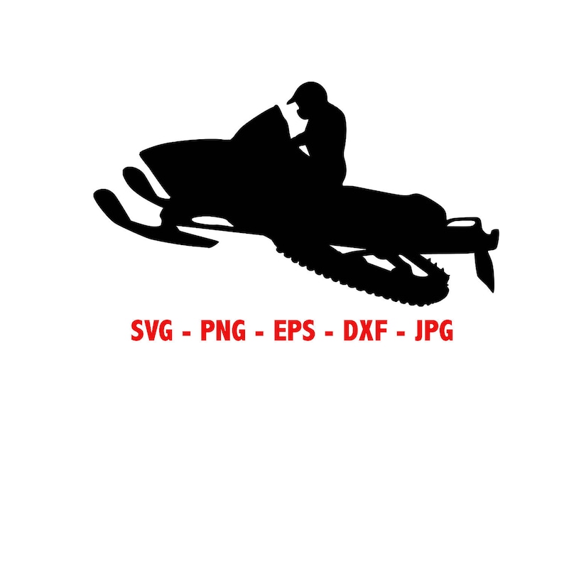Download Snowmobile Instant Download SVG PNG EPS dxf jpg digital | Etsy
