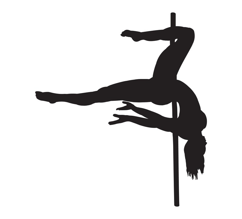 Pole Dancer Pole Dancing Instant Download SVG PNG EPS Dxf Etsy