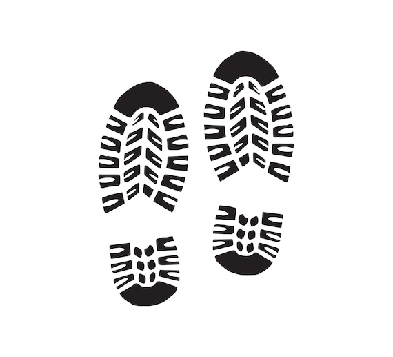 Hiking Boot Prints SVG PNG EPS Dxf Jpg Instant Digital Etsy