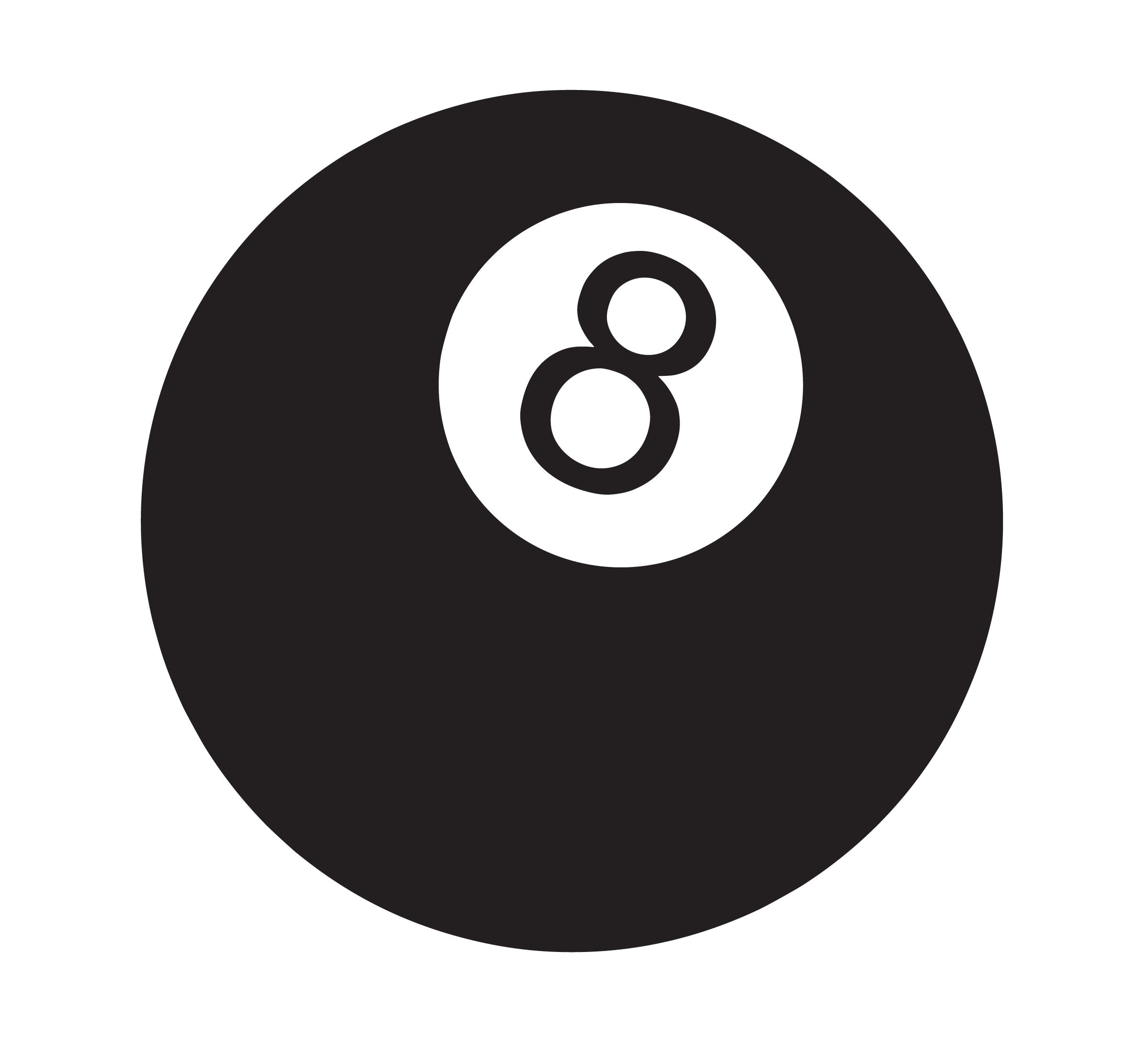 Realistic 8 Ball Pool Billiards Eight Ball Sticker for Sale by cinemapool