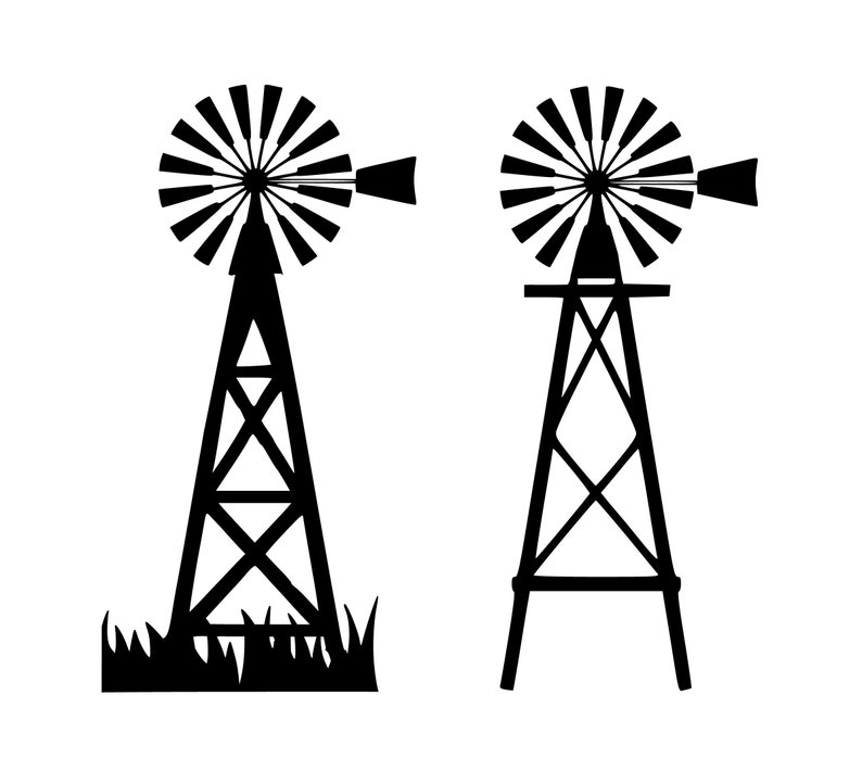 Download Jpg Instant Digital Download Dxf Windmill Farm Windmill Svg Eps Png Art Collectibles Digital Prints Aabenthus Cbs Dk