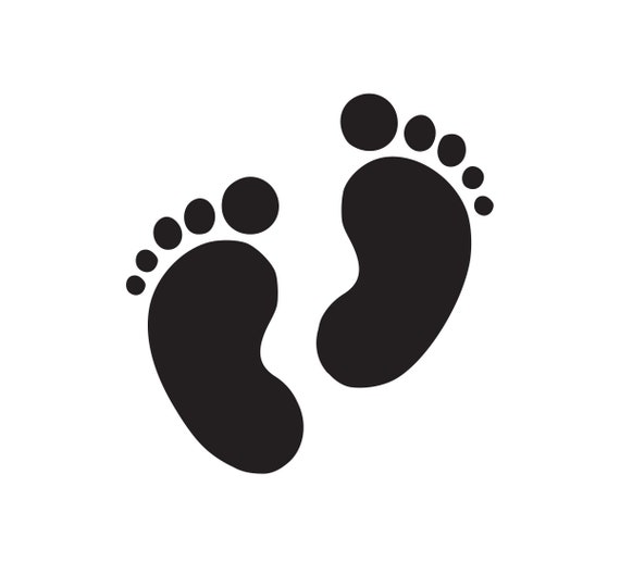 Download Baby Footprint Baby Feet SVG Instant Download SVG PNG eps ...