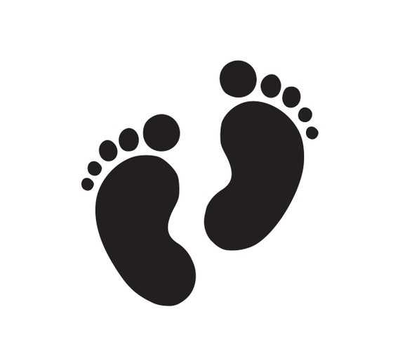 Baby Footprint, Baby Feet SVG Instant Download SVG, PNG, Eps, Dxf, Jpg  Digital Download -  Israel