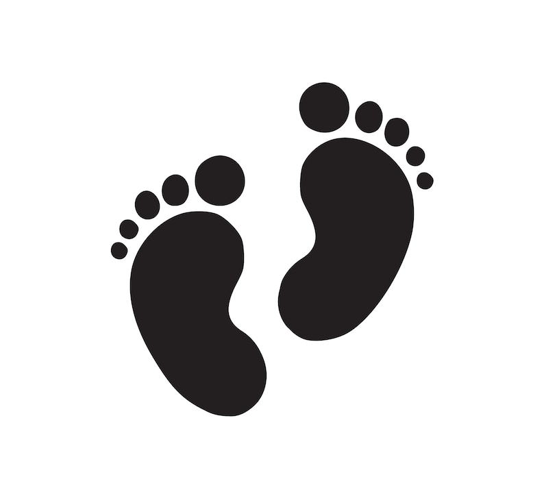 Download Baby Footprint Baby Feet SVG Instant Download SVG PNG eps | Etsy