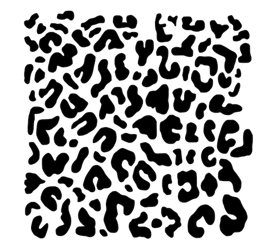 Leopard Print Animal Print Instant Download SVG PNG EPS - Etsy