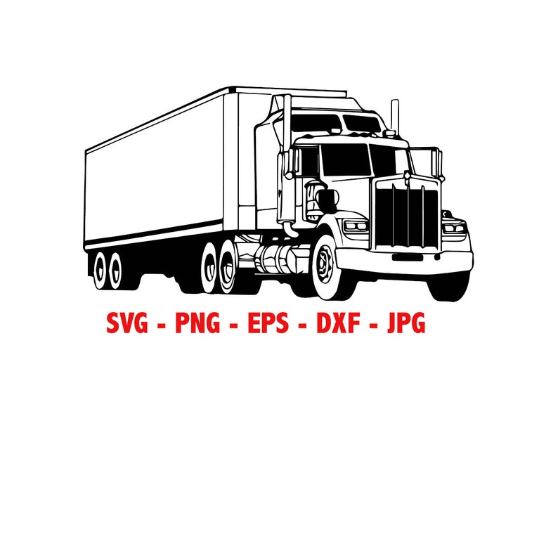 Free Free 136 Semi Truck Svg SVG PNG EPS DXF File