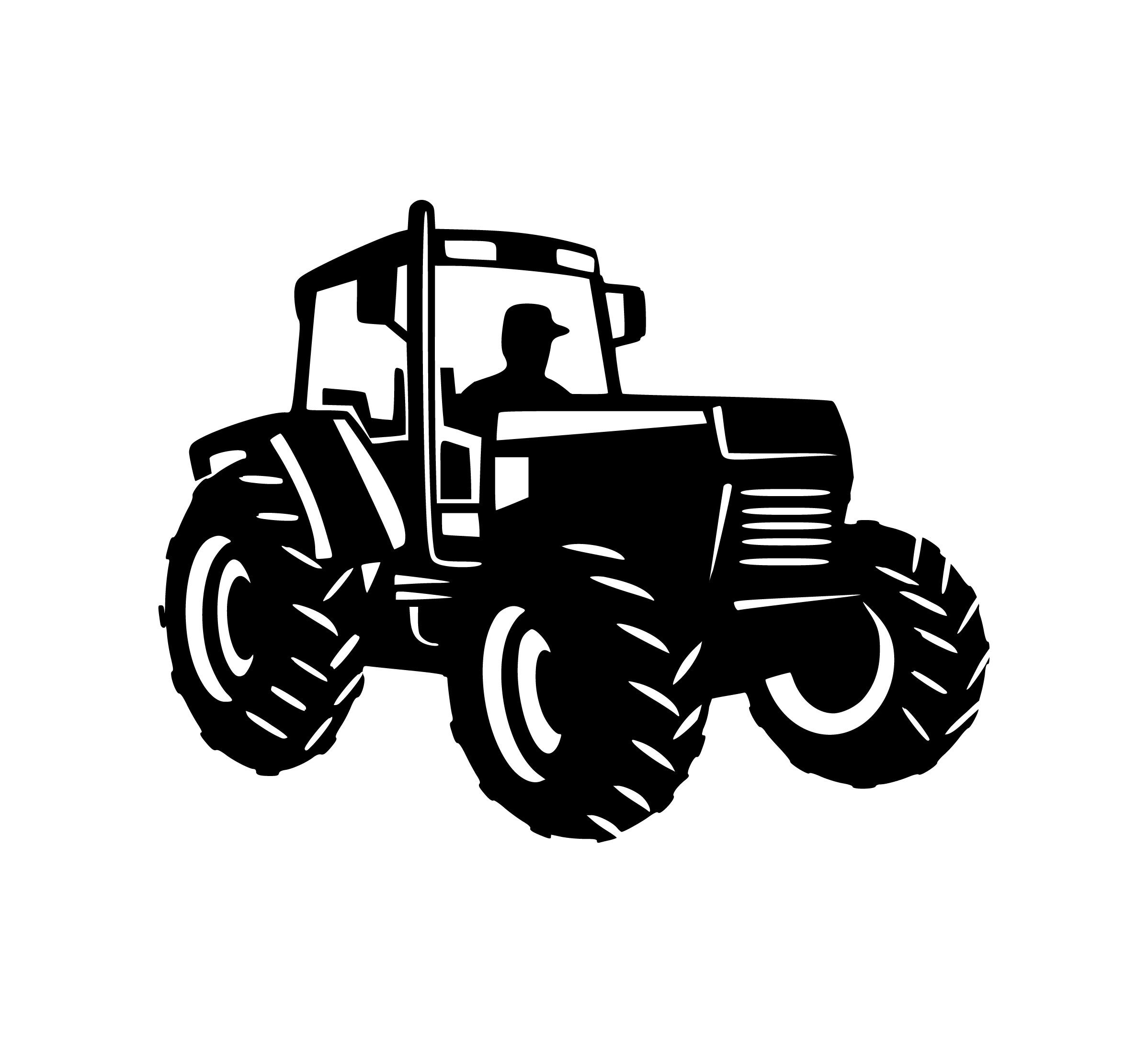 Tractor Farm Tractor Harvest Farmer SVG PNG EPS dxf jpg | Etsy