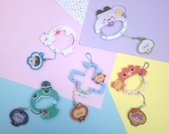 Love and Deepspace Acrylic Carabiners