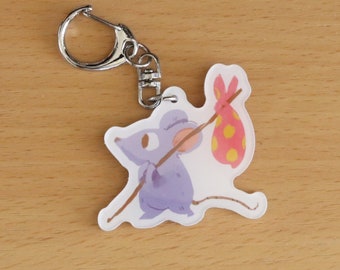 Traveling Mouse Acrylic Charm