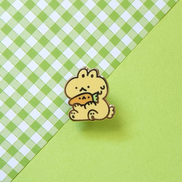 Carrot Bunny Mini Enamel Pin