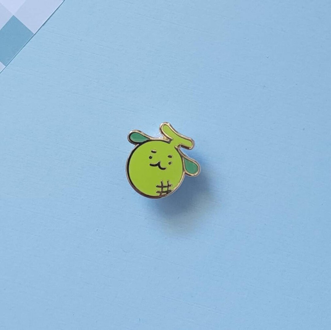 Melon Dog Mini Enamel Pin Etsy