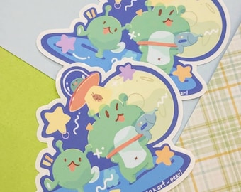 SPACE FROG - Vinyl Stickers