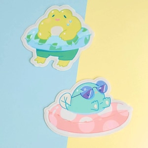 Sommer Frosch/Tad Vinyl Sticker