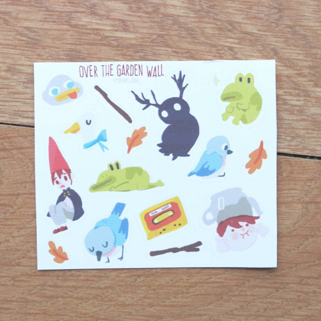 Over the Garden Wall Sticker Sheet Etsy