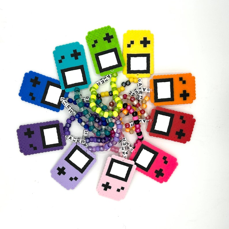 Gameboy (set of 5) Perler Bracelets - Etsy