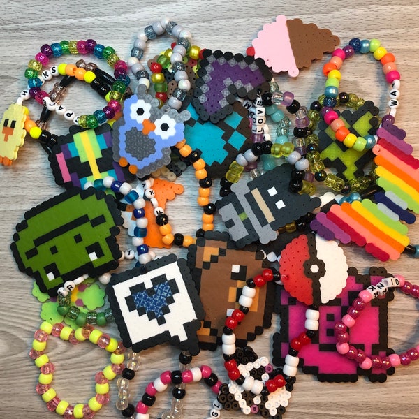 Pulseras Kandi de Perler