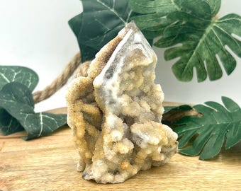Natural Sphalerite Crystal Tower Obelisk Druzy